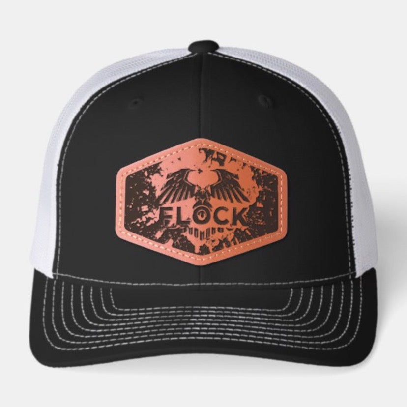 Flock Leather Patch Hat