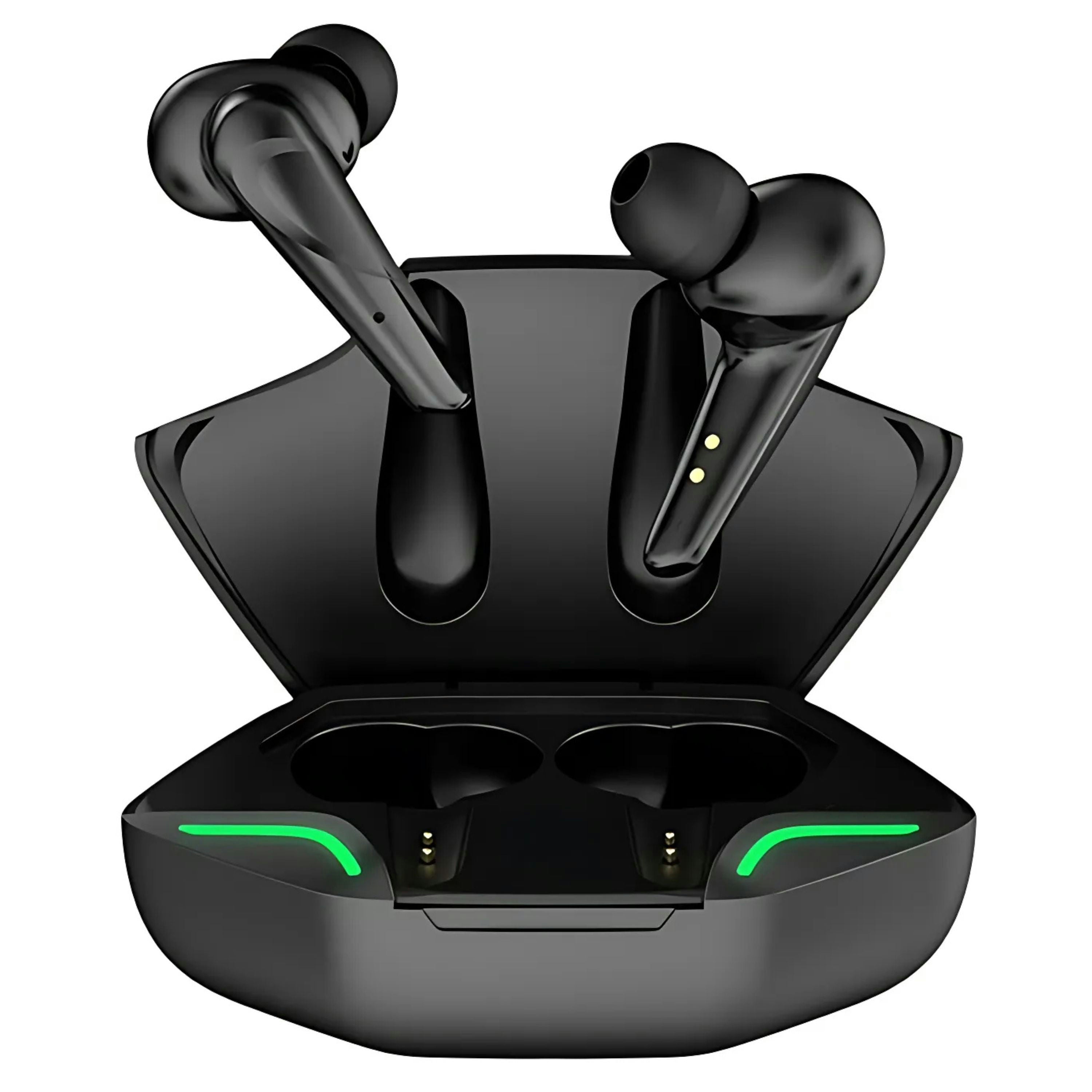 TWS Wireless Earbuds BT5.2 with LED Lights, In-Ear Mini Stereo Pods for Music & Sports